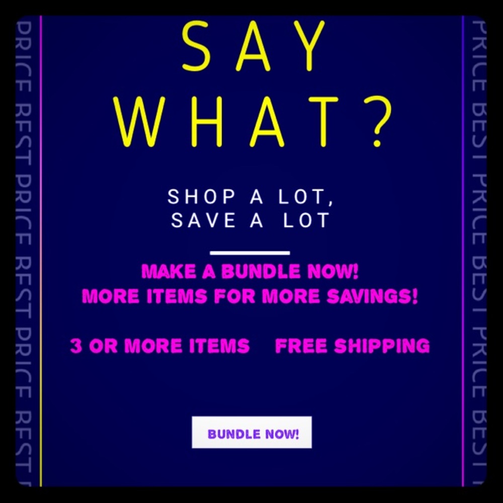 Bundles=Savings! 💰💵